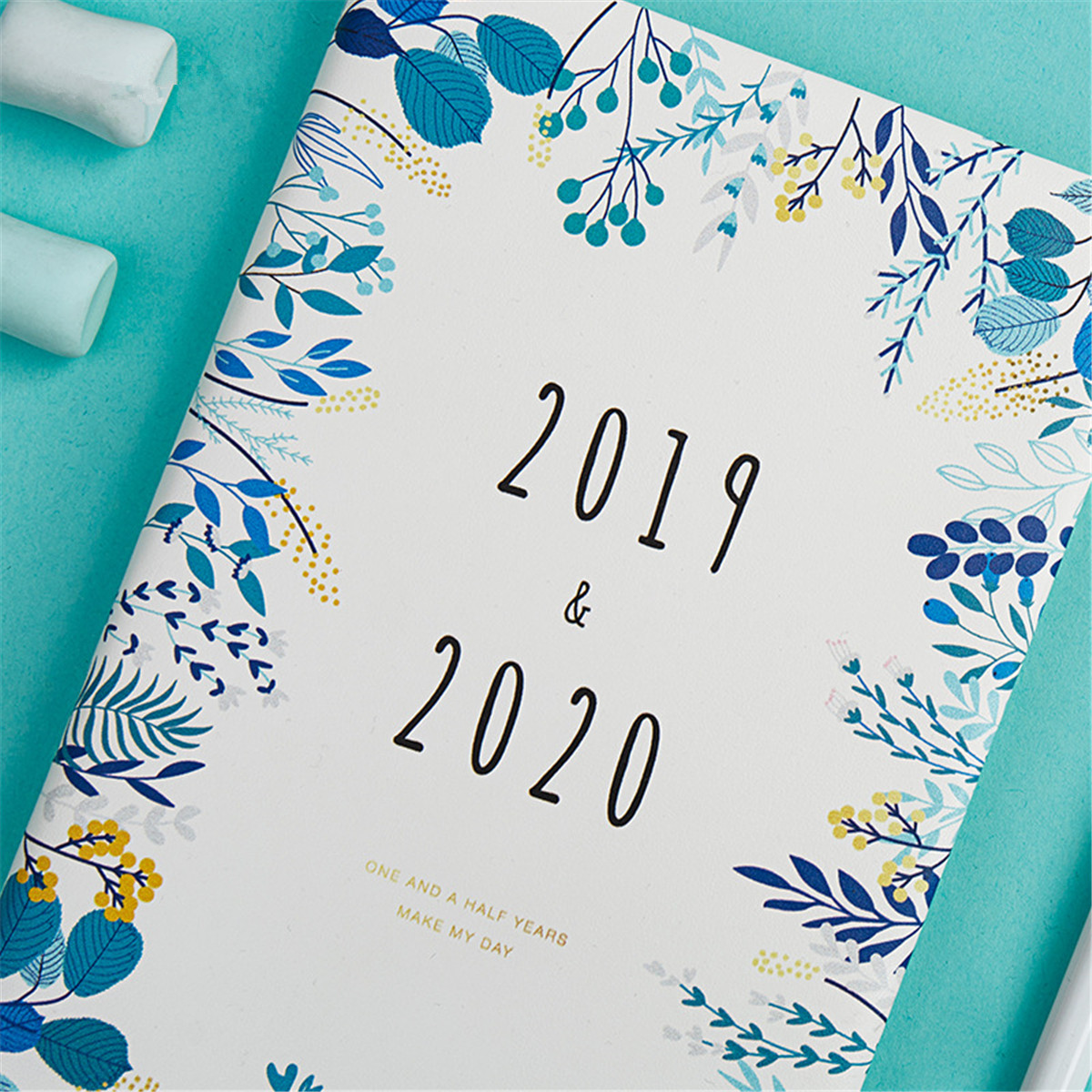 2019-2020-Weekly-Monthly-Agenda-Planner-Monthly-Weekly-Plan-Portable-Notebook-Cute-Diary-Flower-Sche-1530952-3