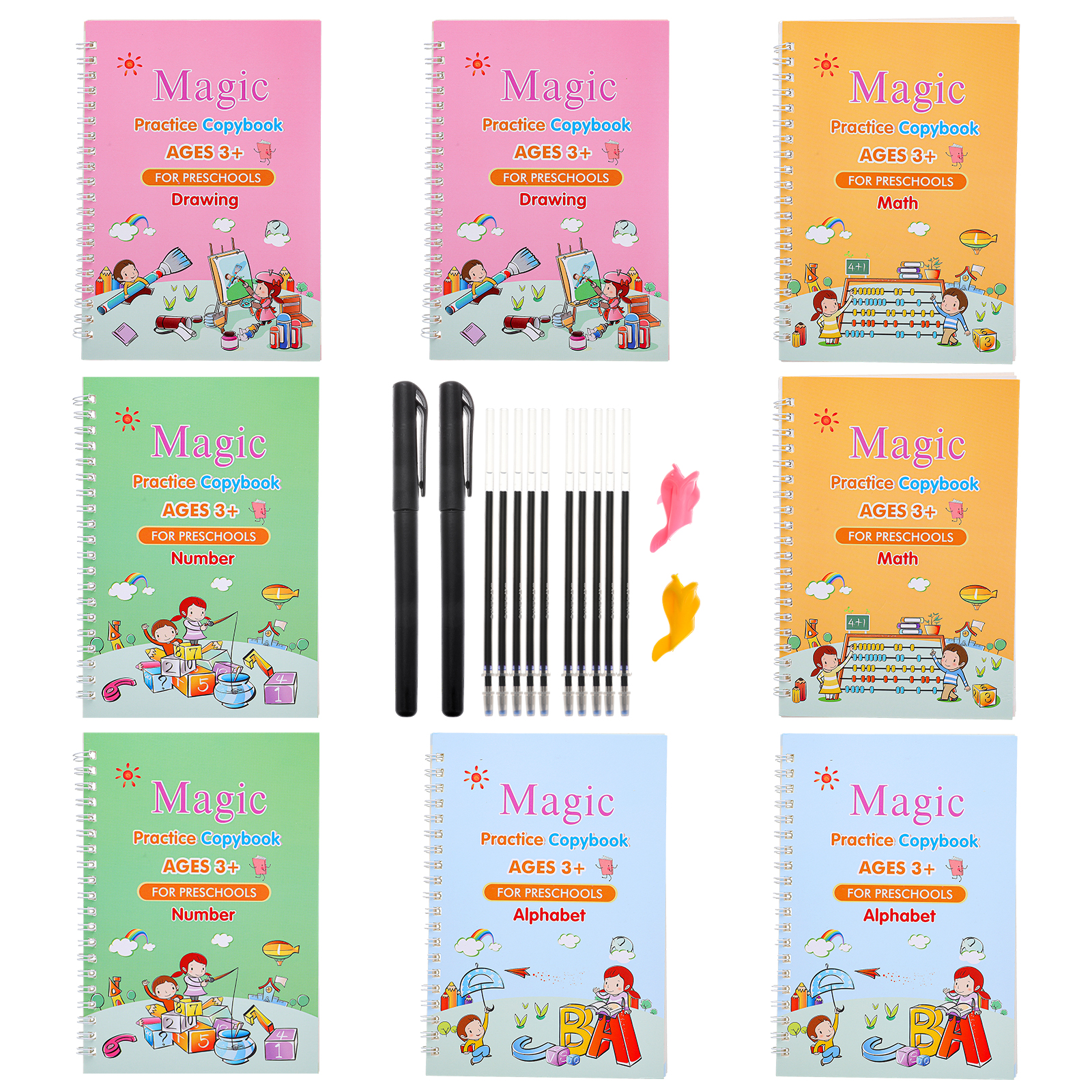 8pcs-Magic-Practice-Copybook-for-Kids-Chanarily-English-Magic-Calligraphy-Reusable-Handwriting-Copyb-1894571-8