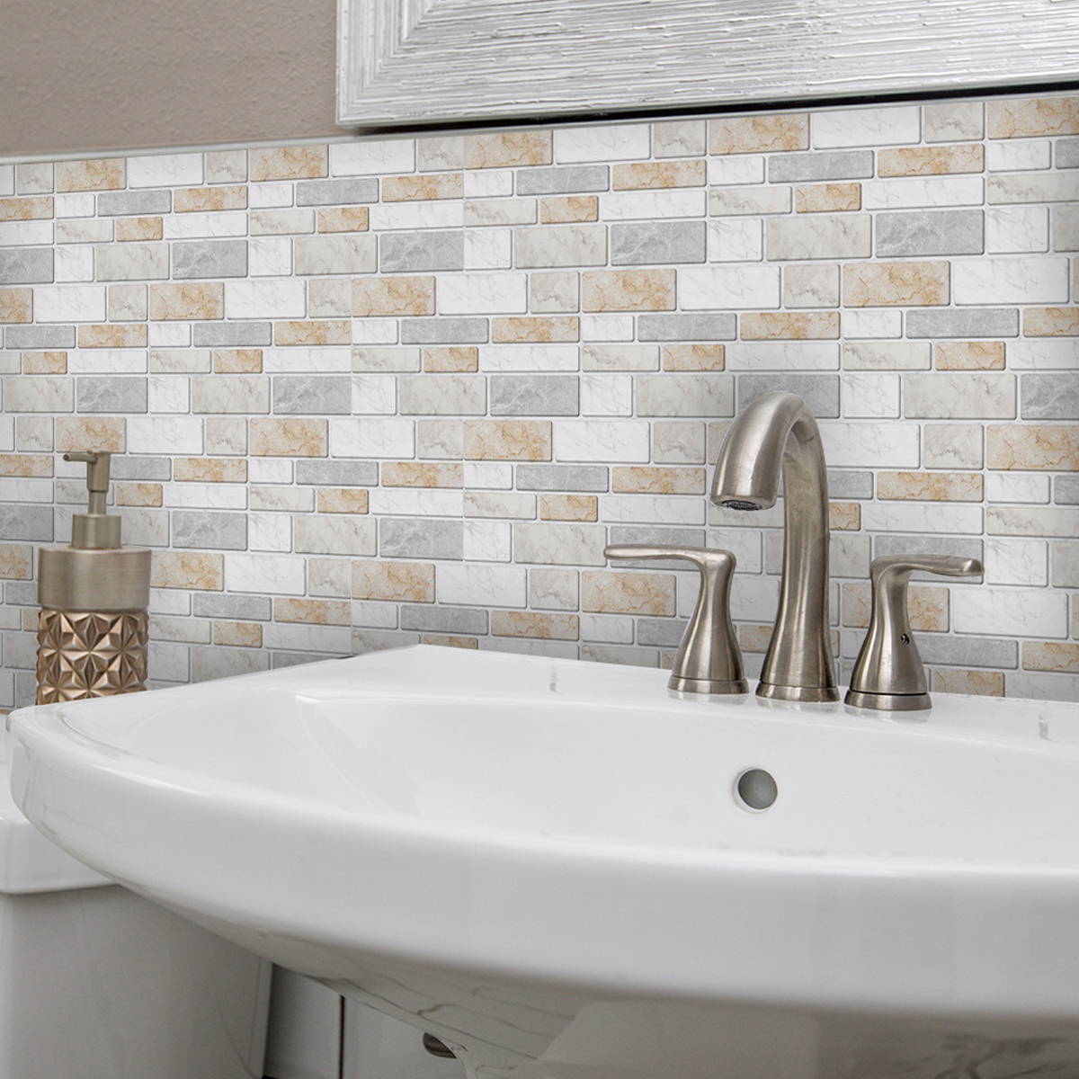 92754pcs-Warm-Marble-Tile-Wall-Stickers-Self-adhesive-Wall-Paper-DIY-Home-Decor-1732820-8