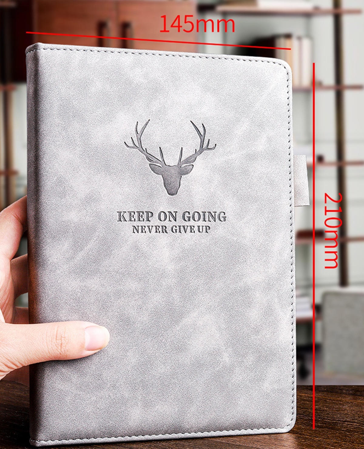 A5-Notebook-360-Pages-80G-Beige-Paper-PU-Cover-Notebook-With-Bookmark-Business-Office-Dairly-Work-No-1718660-7