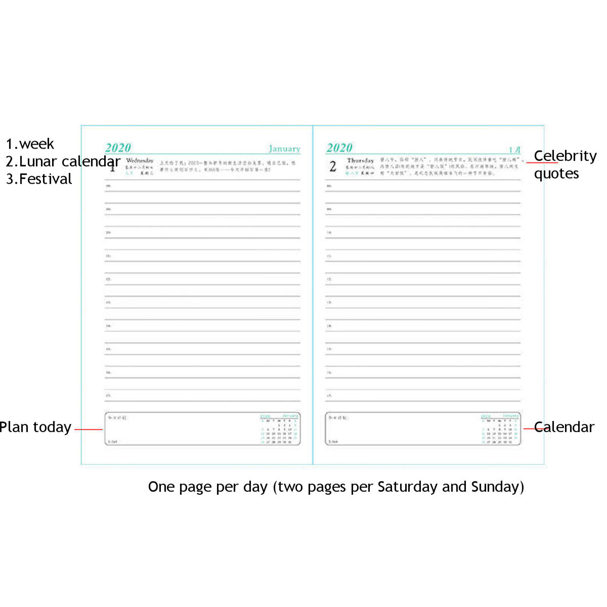 A5-Size-2020-Planner-Agenda-Annual-Calendar-Notebook-Portable-Weekly-Notes-Manual-DIY-Diary-Monthly--1621745-10