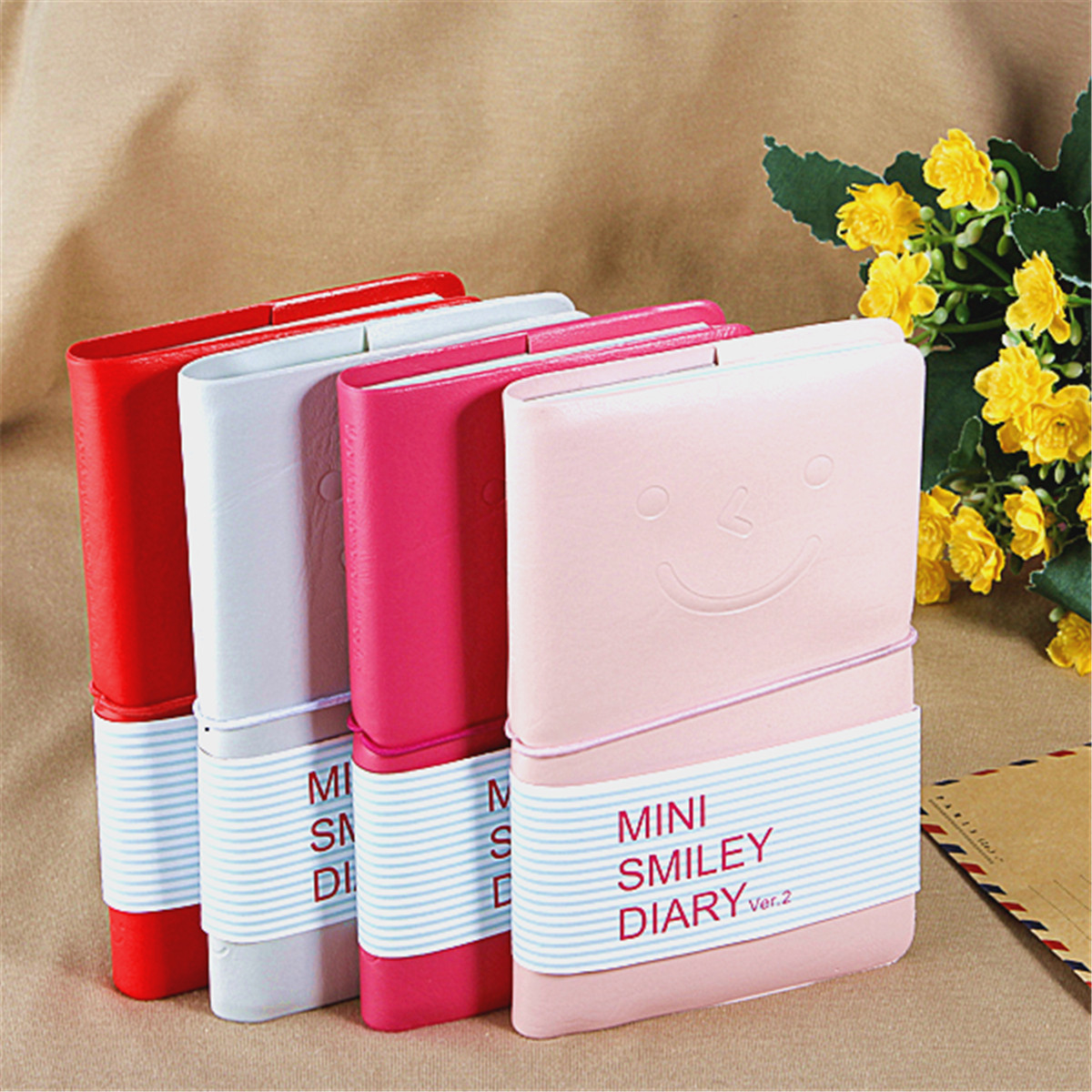 Candy-Colors-Charming-Smiley-Paper-Diary-Notebook-Memo-Book-leather-Note-Pads-Stationery-Pocketbook-1247985-1