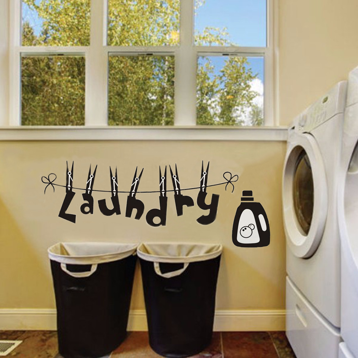 Laundry-Room-Wall-Sticker-PVC-Waterproof-Removable-Wall-Sticker-Painting-Home-Decor-1719040-5