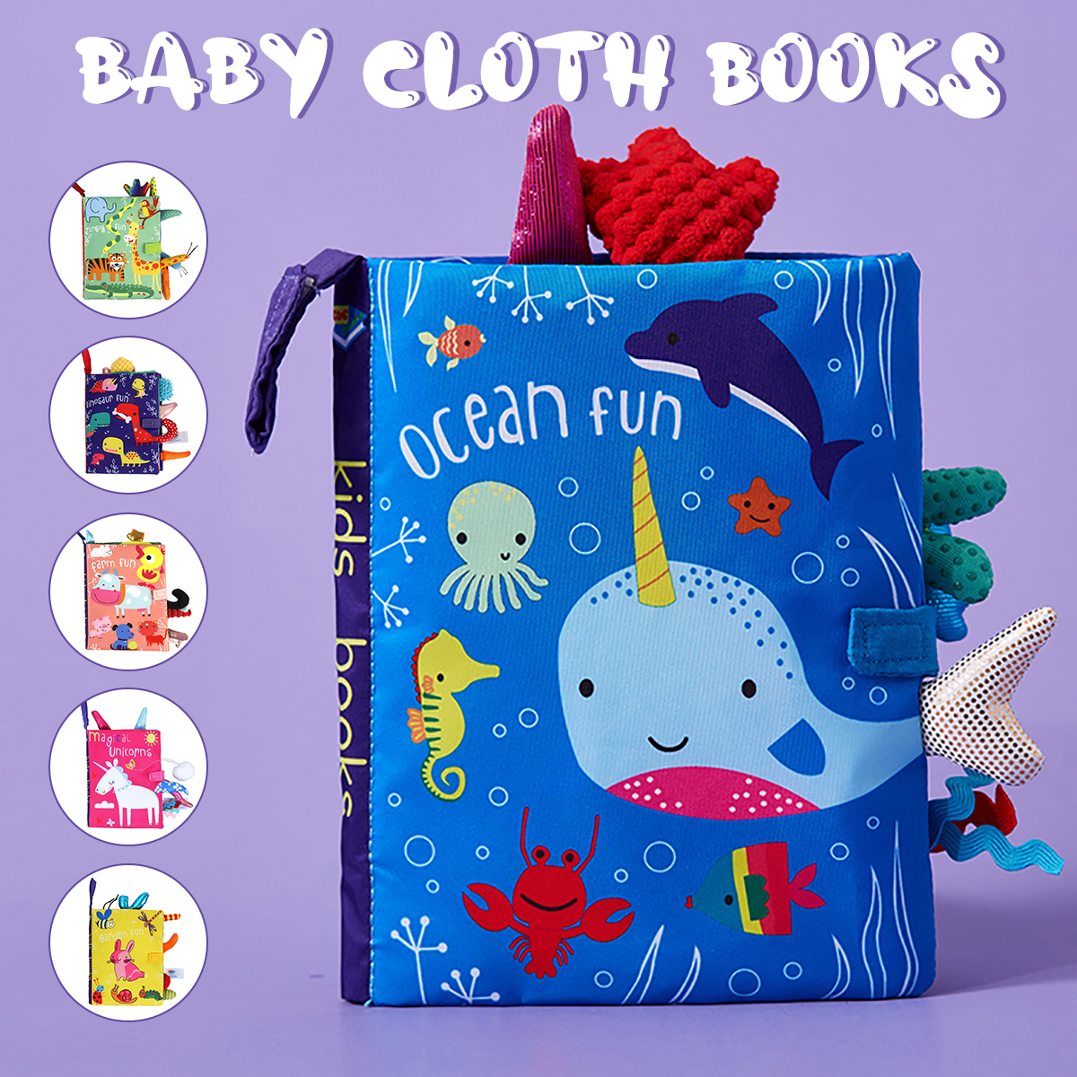 Multifunctional-Tail-Cloth-Book-Educational-Toy-Book-Tear-proof-Inner-Sound-Paper-Cover-Baby-Enlight-1754356-1