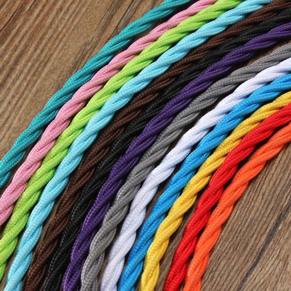 1m-Vintage-Colored-DIY-Twist-Braided-Fabric-Flex-Cable-Wire-Cord-Electric-Light-Lamp-1026287-4