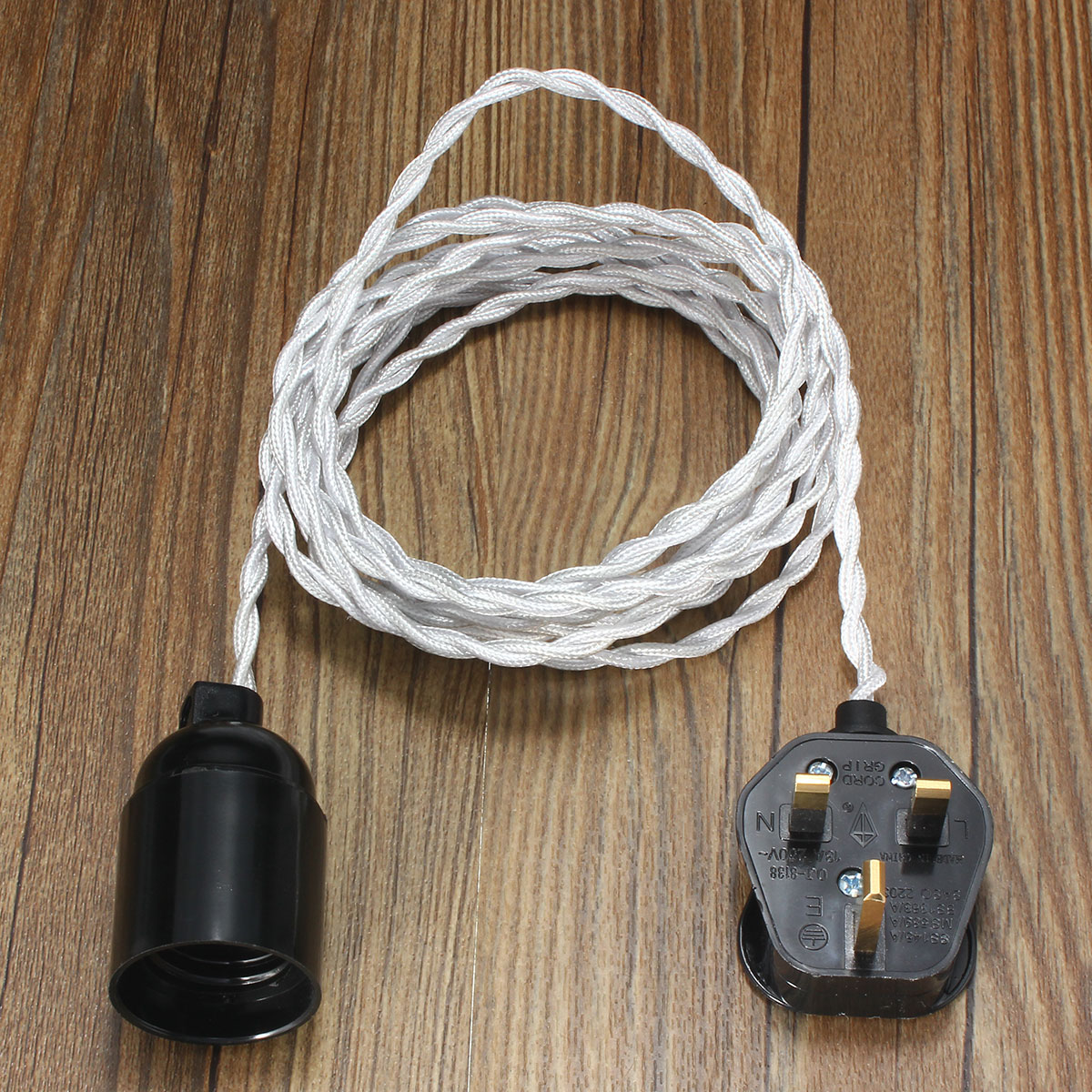 3M-E27-Vintage-Twisted-Fabric-Cable-UK-Plug-In-Pendant-Lamp-Light-Bulb-Holder-Socket-1068749-6