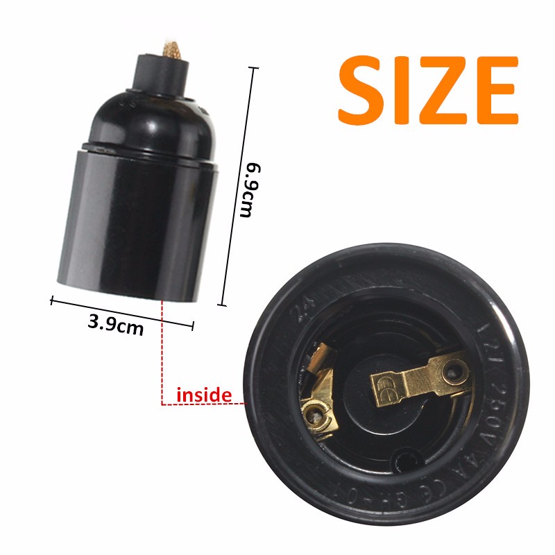 3M-E27-Vintage-Twisted-Fabric-Cable-UK-Plug-In-Pendant-Lamp-Light-Bulb-Holder-Socket-1068749-10