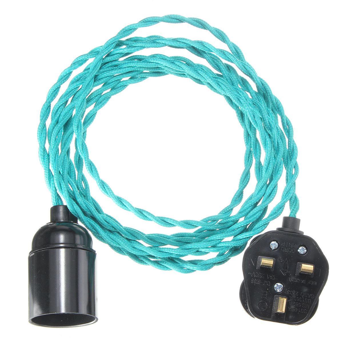 4M-E27-Vintage-Twisted-Fabric-Cable-UK-Plug-In-Pendant-Lamp-Light-Bulb-Holder-Socket-1068750-2