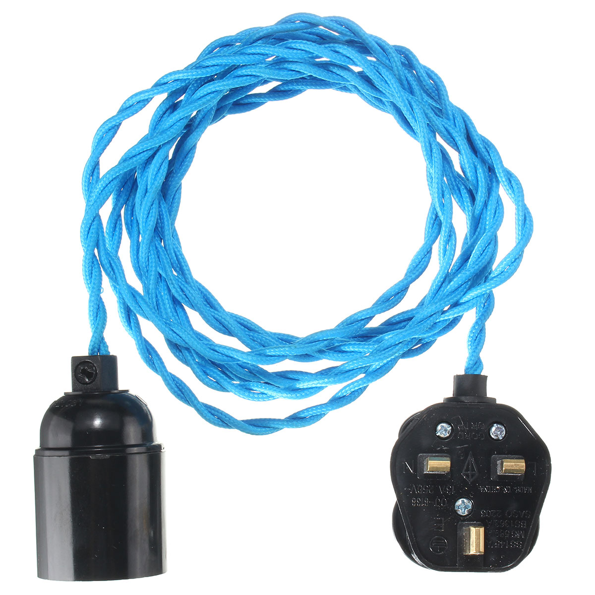 4M-E27-Vintage-Twisted-Fabric-Cable-UK-Plug-In-Pendant-Lamp-Light-Bulb-Holder-Socket-1068750-3