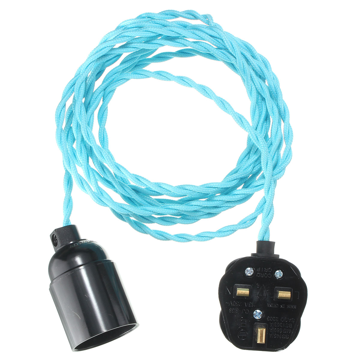 4M-E27-Vintage-Twisted-Fabric-Cable-UK-Plug-In-Pendant-Lamp-Light-Bulb-Holder-Socket-1068750-4