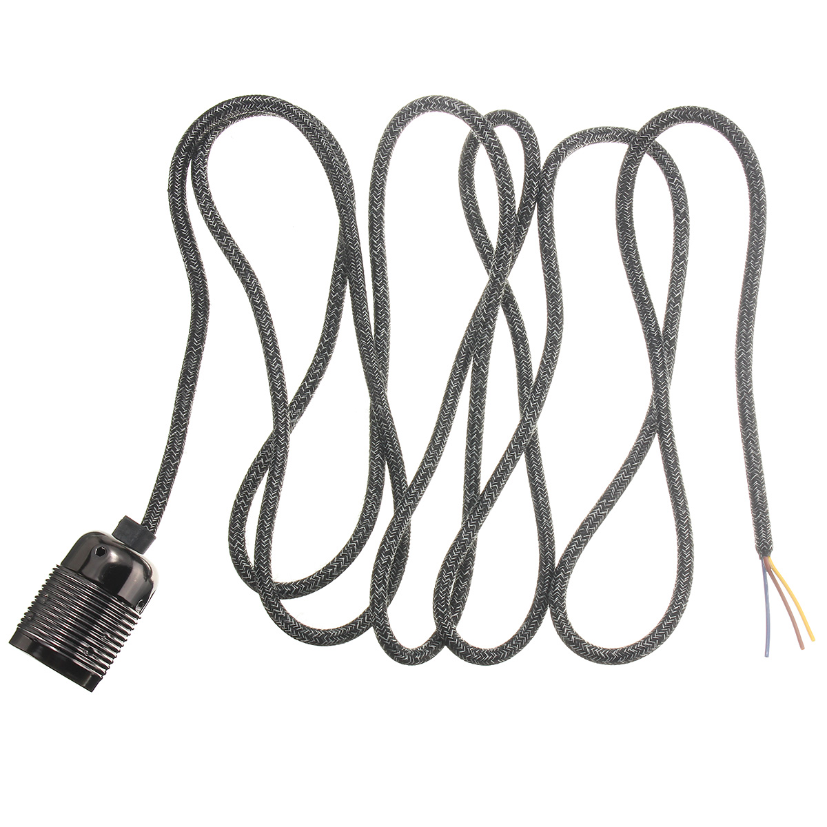 4M-Wire-Vintage-Fabric-Flex-Cable-E27-Bulb-Adapter-Lamp-Holder-Socket-Pendant-Light-1428716-7
