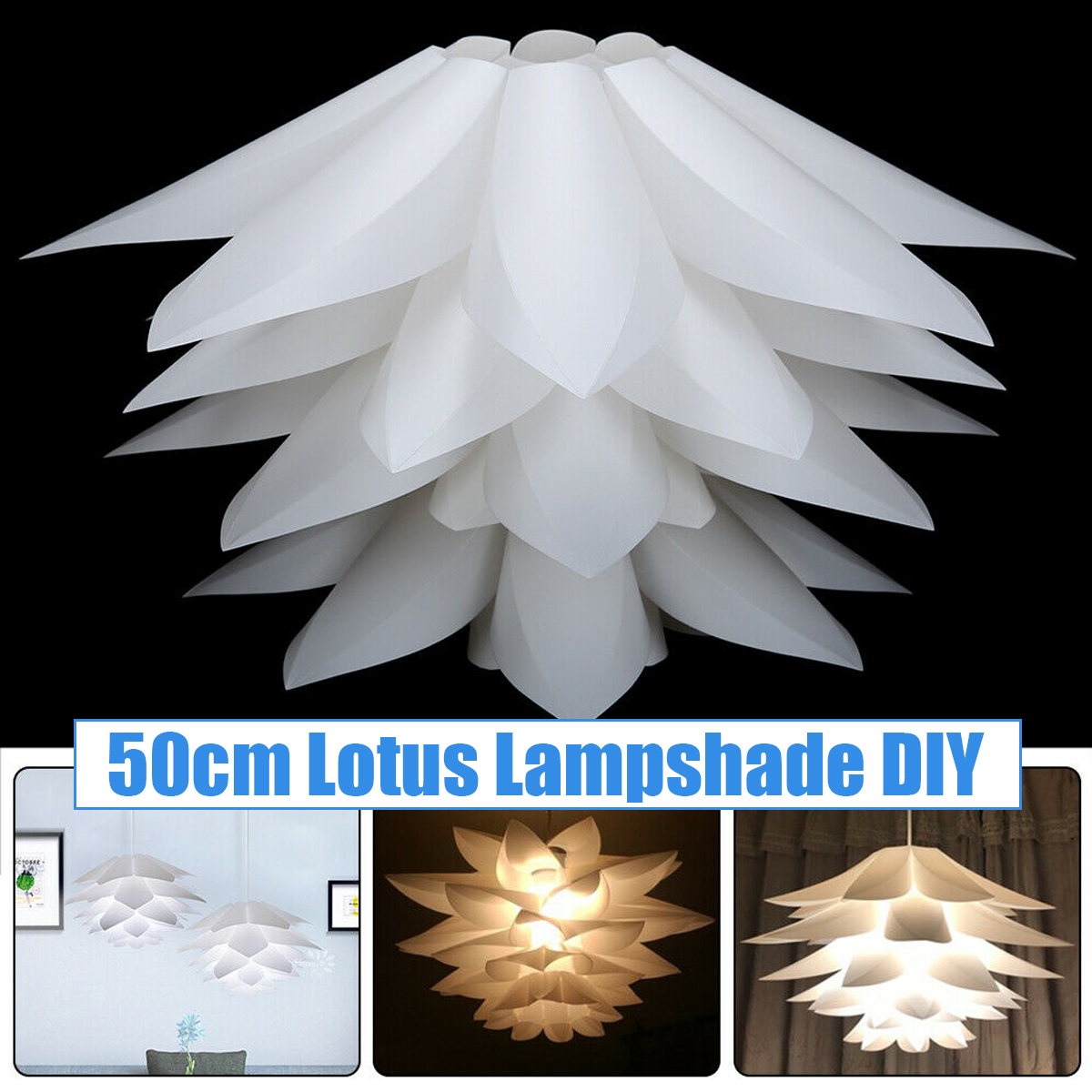 7-Colors-DIY-Lotus-Chandelier-Shape-Ceiling-Pendant-Light-Lampshade-Home-Decor-1720633-1