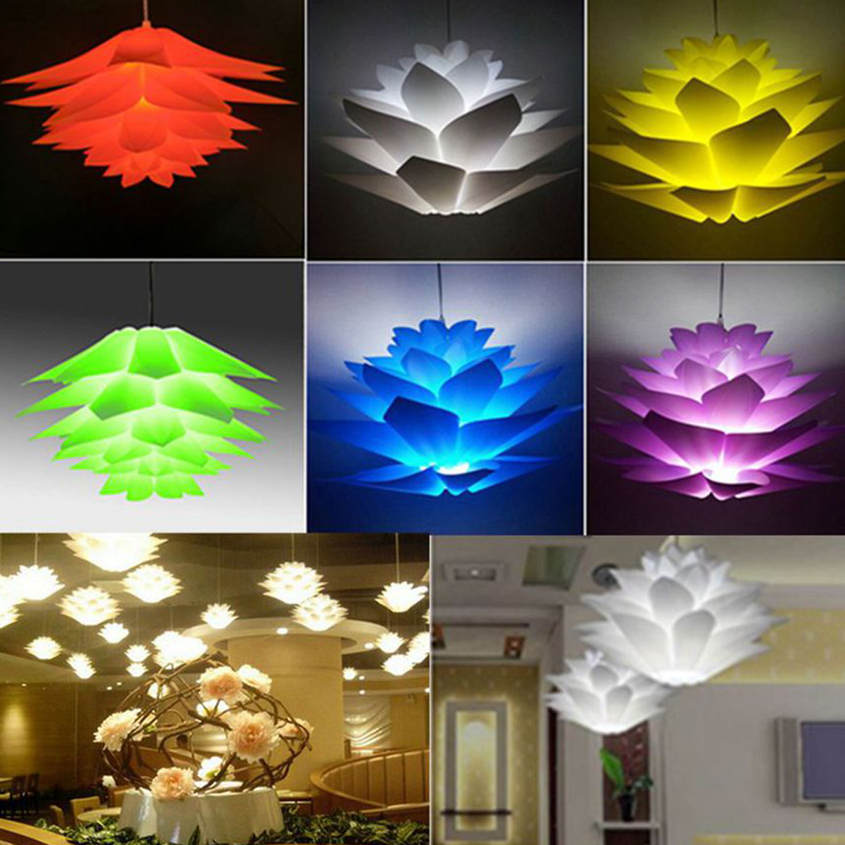 7-Colors-DIY-Lotus-Chandelier-Shape-Ceiling-Pendant-Light-Lampshade-Home-Decor-1720633-4