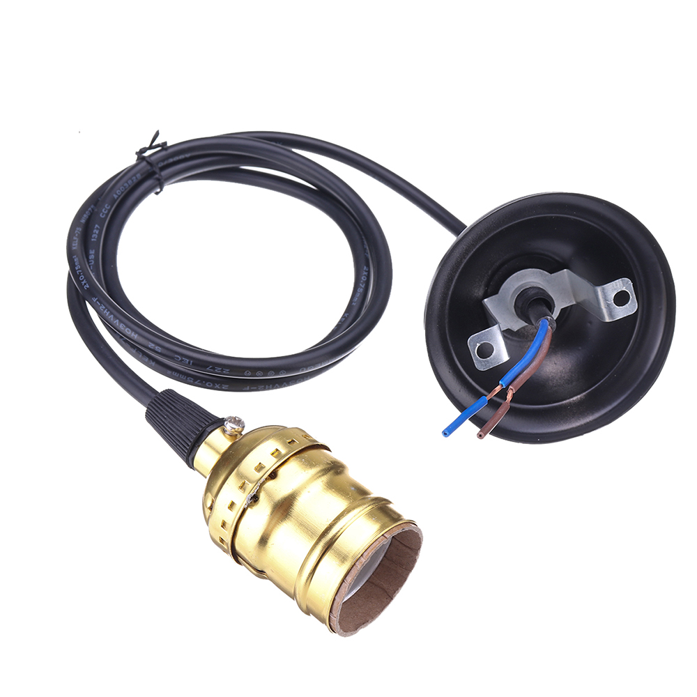 AC110V-220V-E27-Golden-Vintage-Edison-Lamp-Holder-Pendant-Bulb-Adapter-Socket-without-Switch-1450331-1