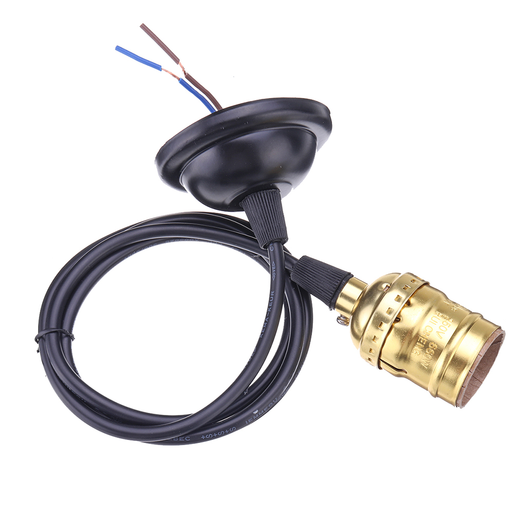 AC110V-220V-E27-Golden-Vintage-Edison-Lamp-Holder-Pendant-Bulb-Adapter-Socket-without-Switch-1450331-3