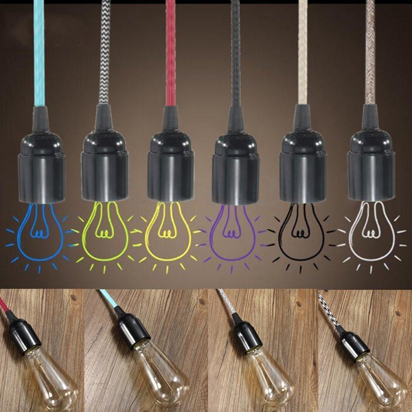 E27-3M-Fabric-Cable-UK-Plug-In-Pendant-Lamp-Light-Set-Fitting-Vintage-Bulb-Holder-Socket-1046616-2