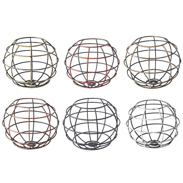 Iron-Vintage-Ceiling-Light-Fitting-Lamp-Bulb-Sphere-Shape-Cage-Bar-Cafe-Lampshade-1079659-1