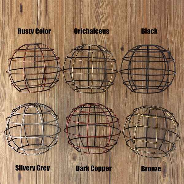 Iron-Vintage-Ceiling-Light-Fitting-Lamp-Bulb-Sphere-Shape-Cage-Bar-Cafe-Lampshade-1079659-2
