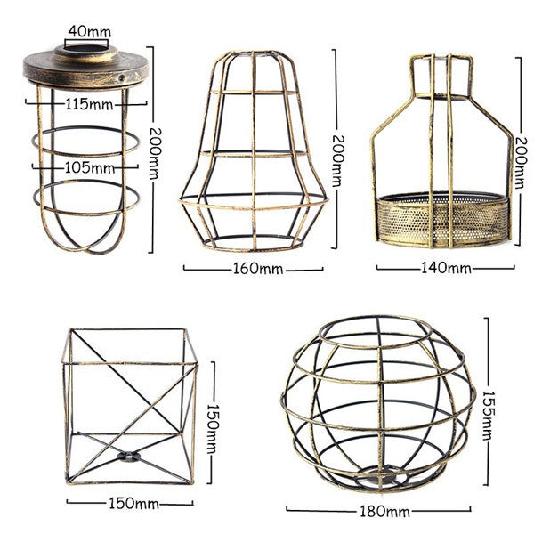 Iron-Vintage-Ceiling-Light-Fitting-Lamp-Bulb-Sphere-Shape-Cage-Bar-Cafe-Lampshade-1079659-10
