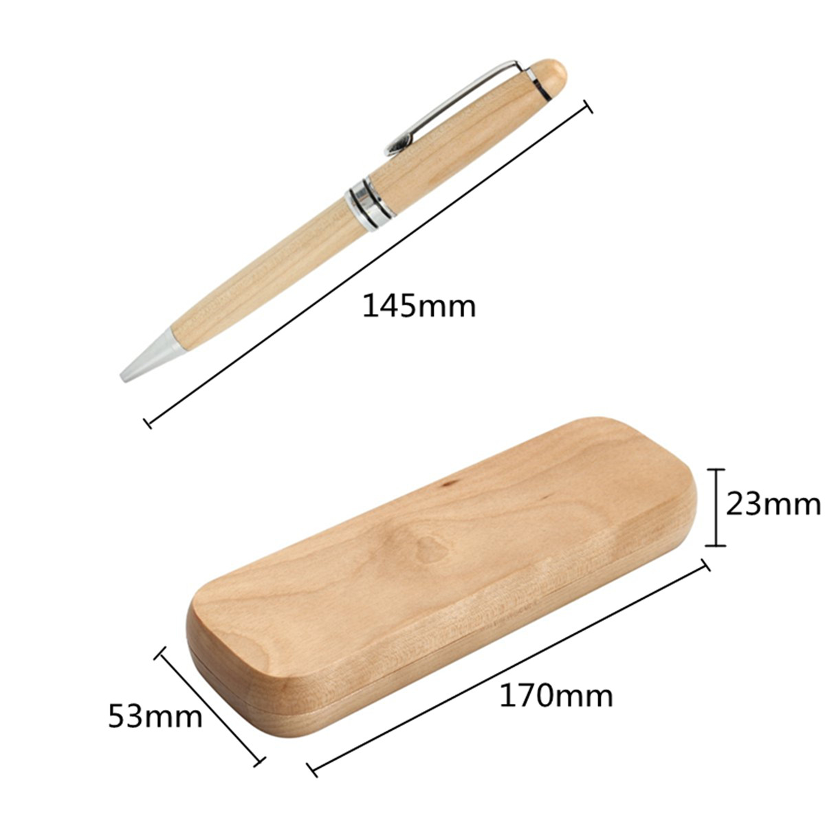 07mm-Wooden-Engraved-Ballpoint-Pen-WIth-Gift-Box-For-Kids-Students-Children-School-Writing-Gift-1312248-3