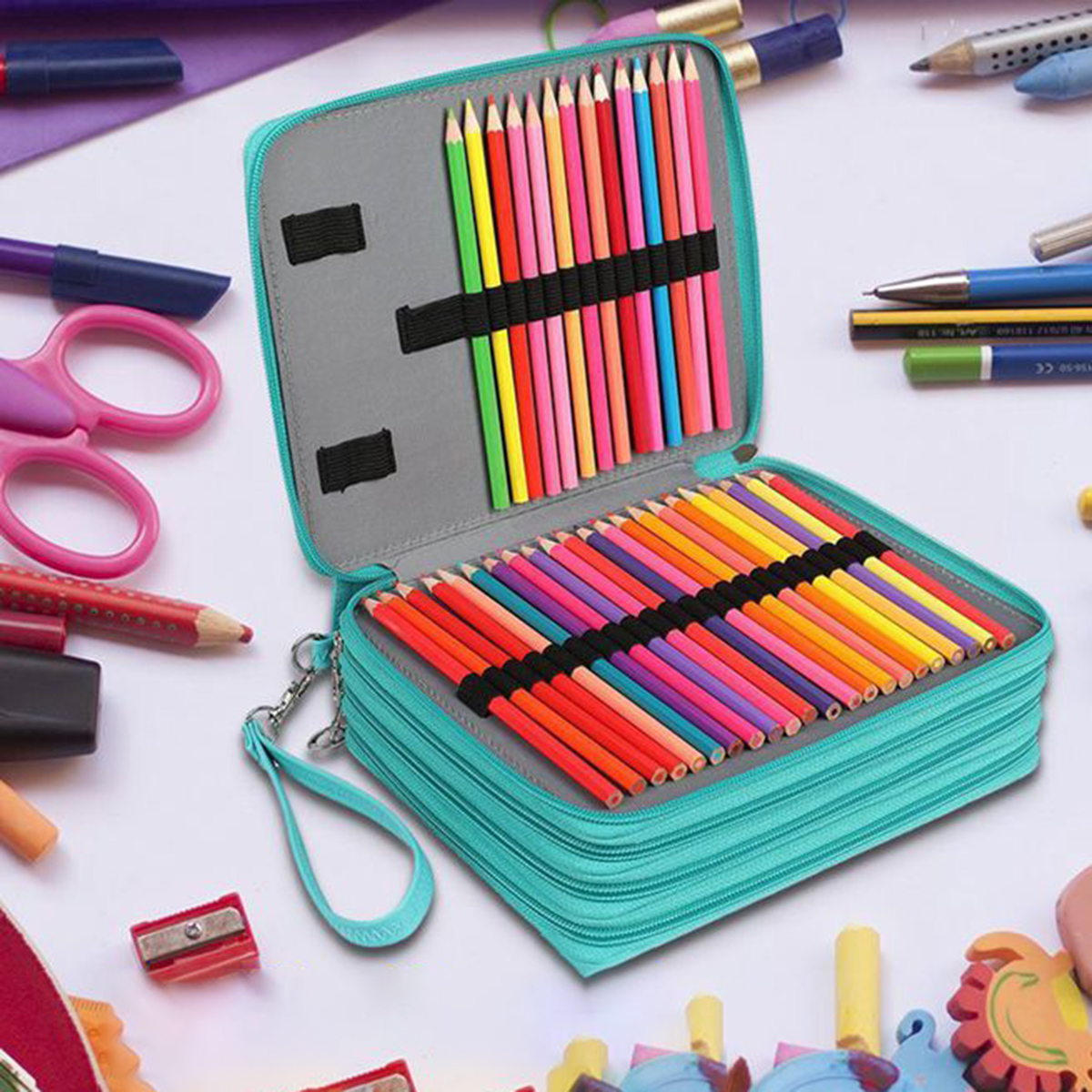1-Piece-168-Slots-Colored-Pencil-Case-Large-Capacity-Soft-PU-Leather-Pencils-Holder-Organizer-with-C-1635702-2