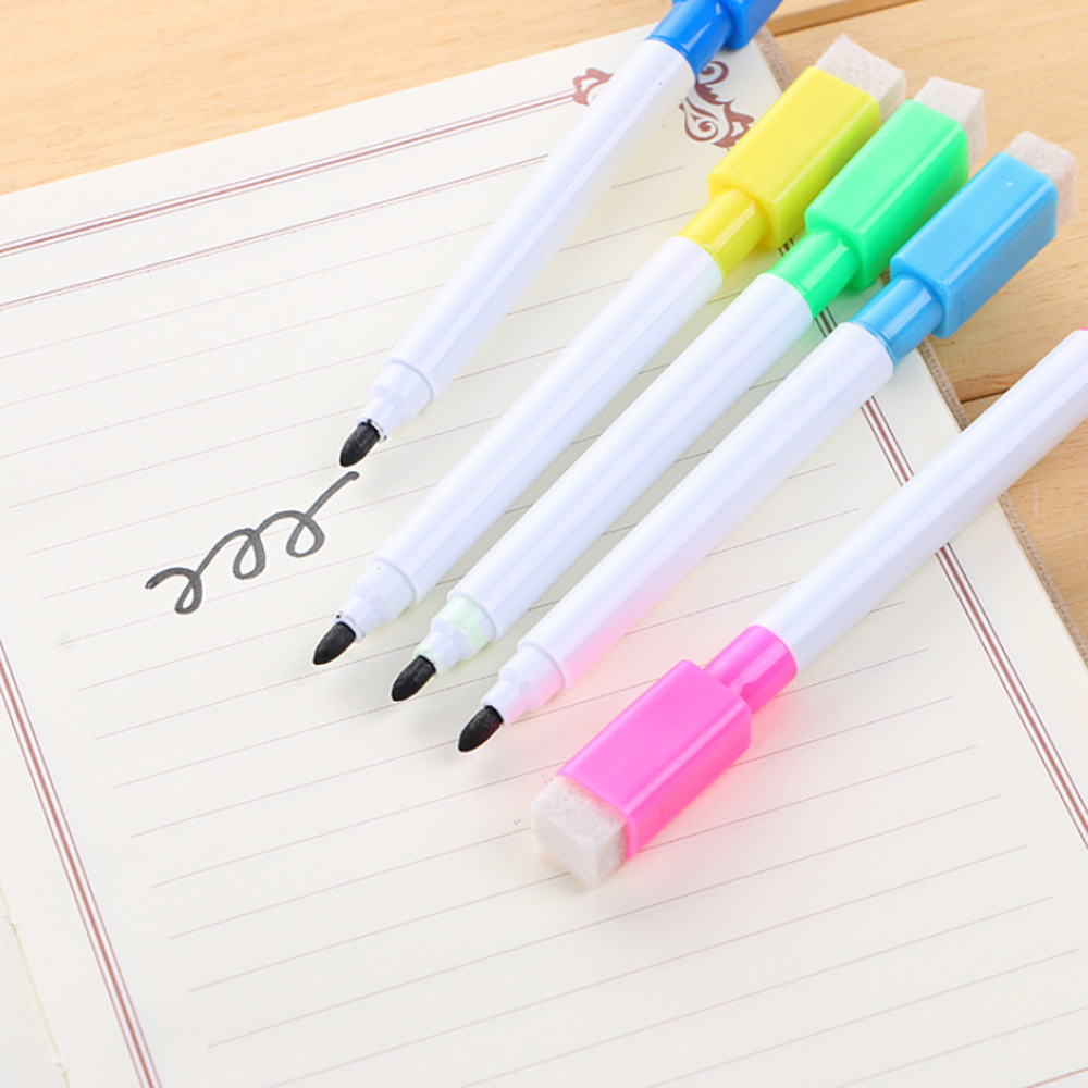 10PCS-Colorful-Black-Ink-School-Classroom-Whiteboard-Pen-Water-based-Erasable-Pen-Student-Childrens--1662786-4