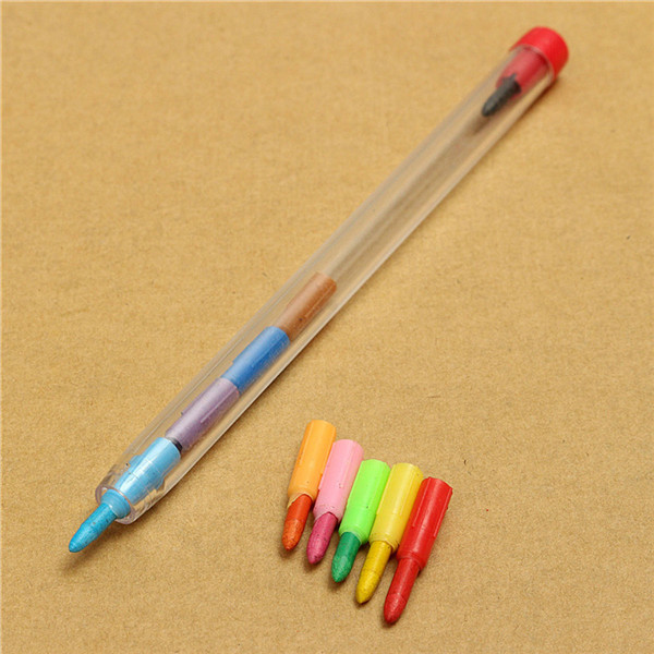 10Pcs-Colored-Crayons-Pencil-Set-10-Colors-Free-Combination-Wax-Nontoxic-Kid-Filler-For-Children-Stu-1050732-1