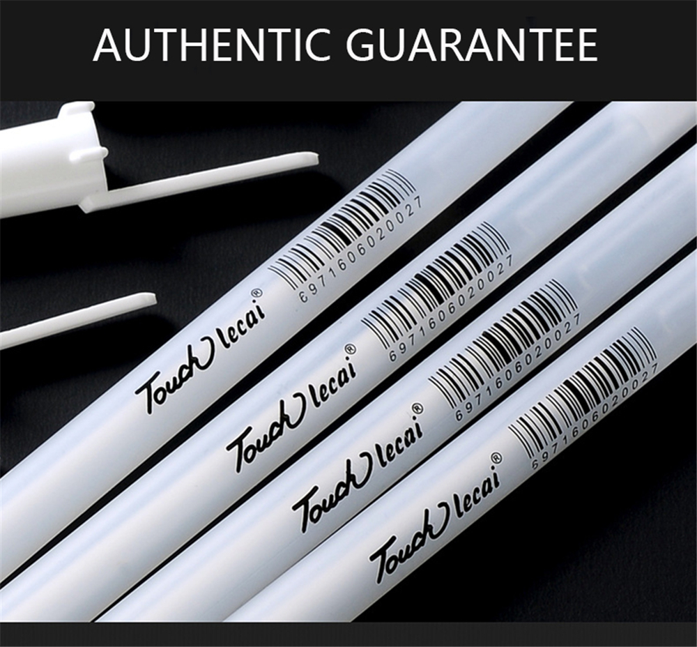 10pcs-07MM-Gel-Pen-White-Gold-Silver-Ink-Color-Cute-Unisex-Pen-Gift-Kids-Stationery-Office-Painting--1731408-6