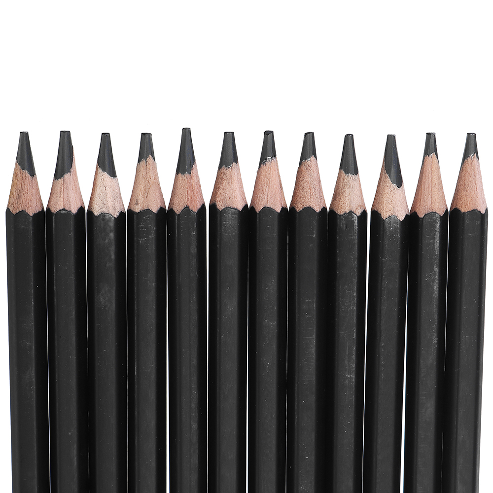 12-Pcs-6B8B10B-Art-Pencil-Set-Pre-sharpened-Wood-Soft-Medium-Hard-Carbon-Graphite-Pen-Office-School--1659756-8