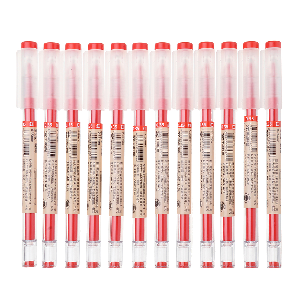 12pcsset-TECHJOB-31880-035mm-Ballpoint-Pen-Stationery-Writing-Pen-for-Office-School-Kids-Creative-Bi-1380214-1