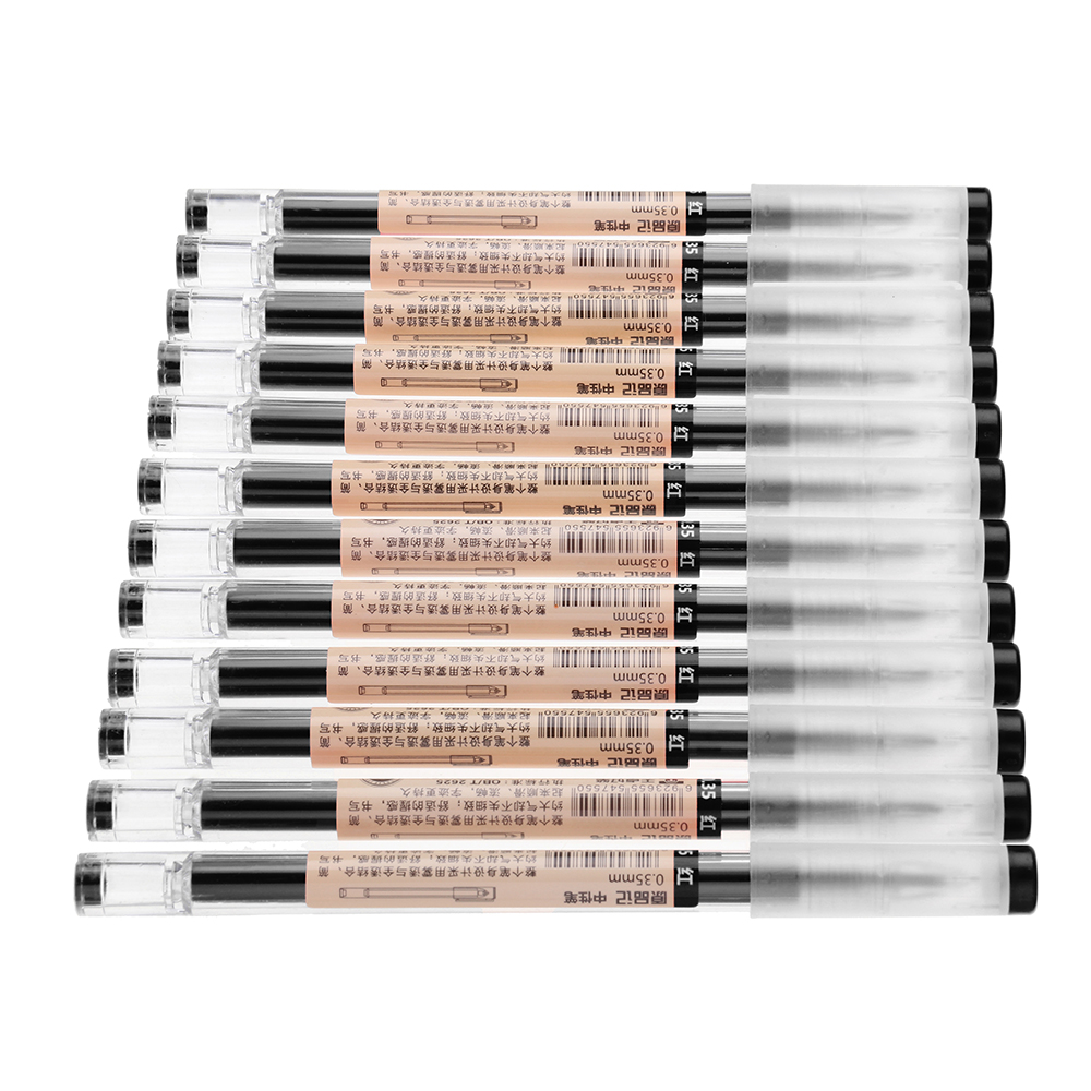 12pcsset-TECHJOB-31880-035mm-Ballpoint-Pen-Stationery-Writing-Pen-for-Office-School-Kids-Creative-Bi-1380214-4