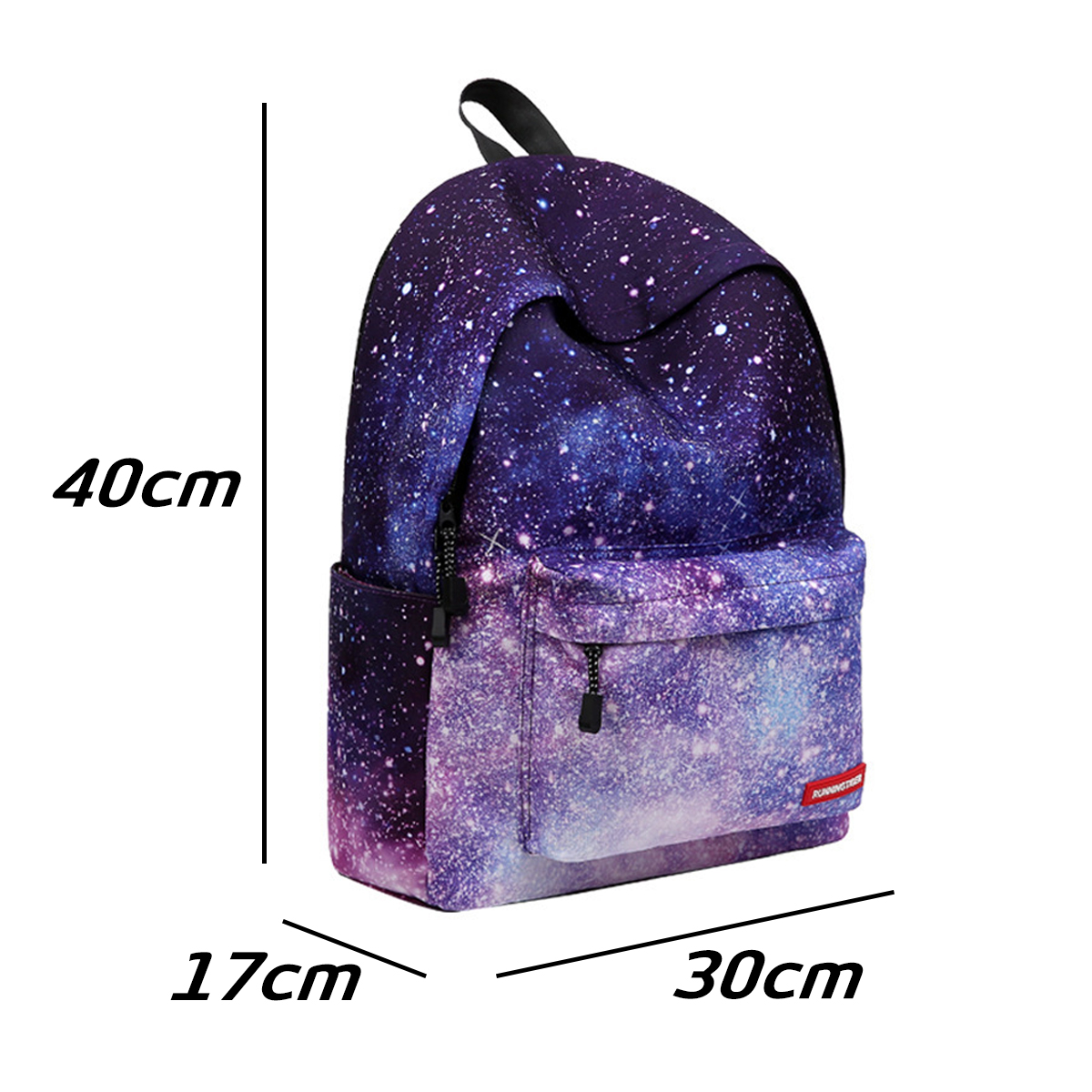 2PcsSet-Fashion-Starry-Sky-Striped-Canvas-School-Backpack-SchoolbagMatching-Pencil-Bag-Gift-for-Girl-1572762-2