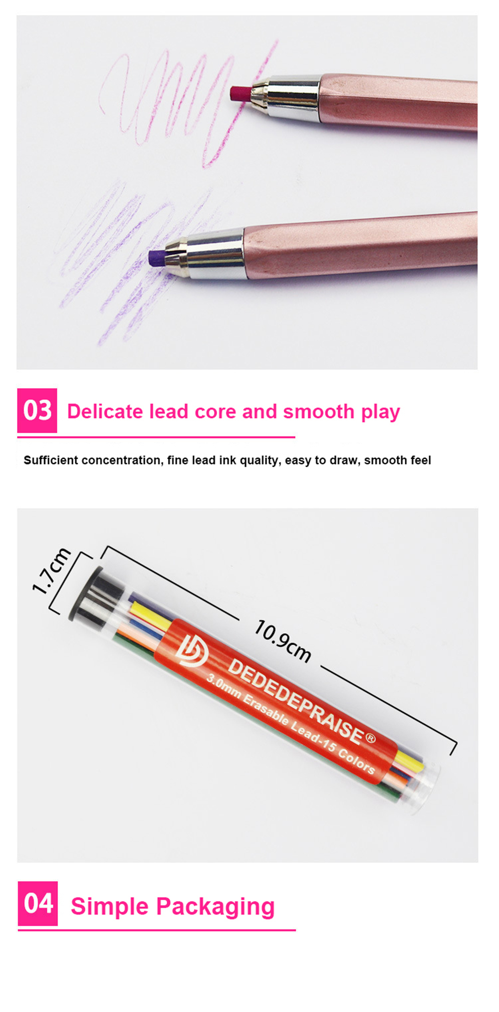 30-MM-Automatic-Pencil-Erasable-Color-Lead-With-Portable-Refill-Sharpener-Art-Drawing-Design-Mechani-1738429-3