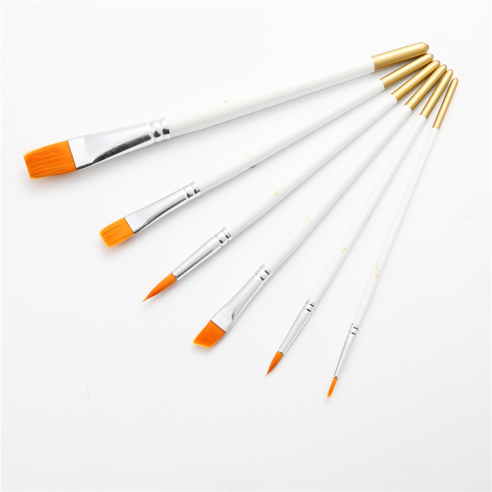 6pcs-White-Pole-Wooden-Nylon-Paint-Brushes-Set-Multi-function-Watercolor-Oil-Paint-Brush-Set-Art-Pai-1704332-3