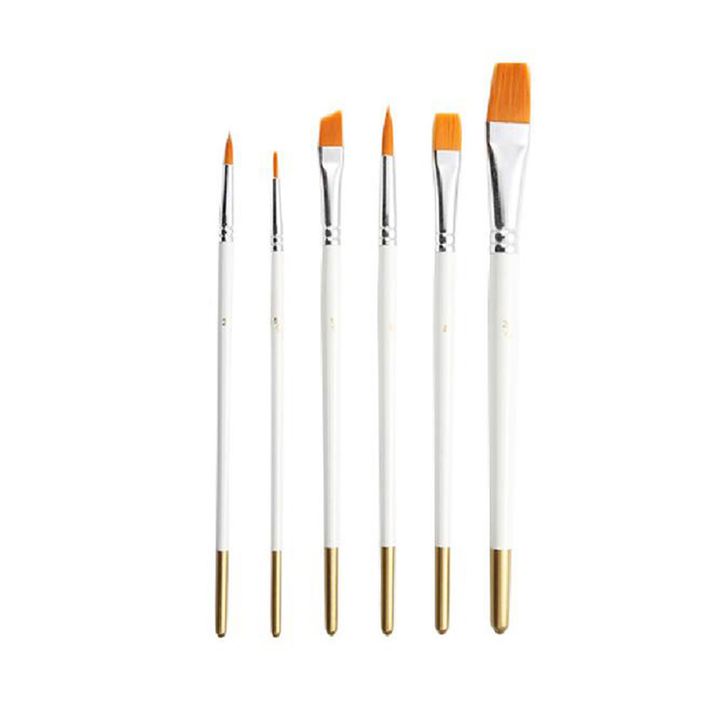 6pcs-White-Pole-Wooden-Nylon-Paint-Brushes-Set-Multi-function-Watercolor-Oil-Paint-Brush-Set-Art-Pai-1704332-7
