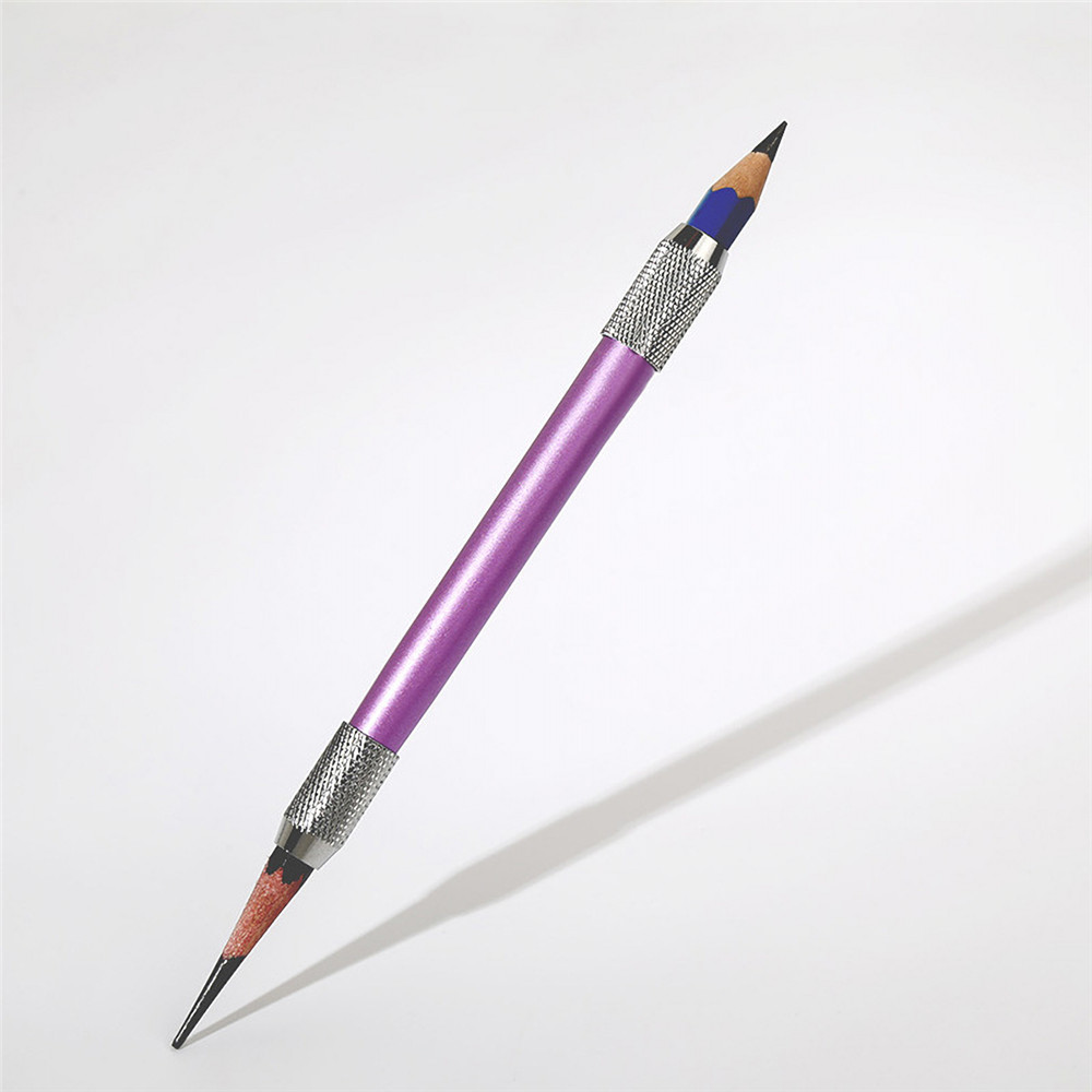 Adjustable-Double-Heads-Colors-Metal-School-Office-Art-Write-Tool--Sketch-Pencil-Extender-Holder-1704830-9