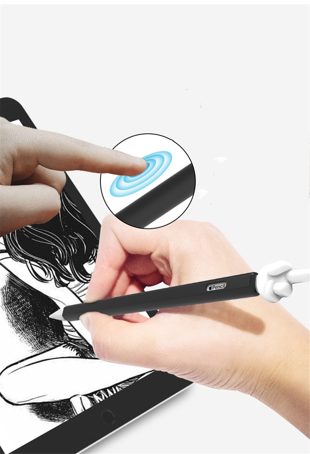 Anti-scroll-Pencil-Silicone-Protective-Pouch-Cap-Cute-Cartoon-Nib-Cover-Protective-case-Skin-For-App-1735039-3