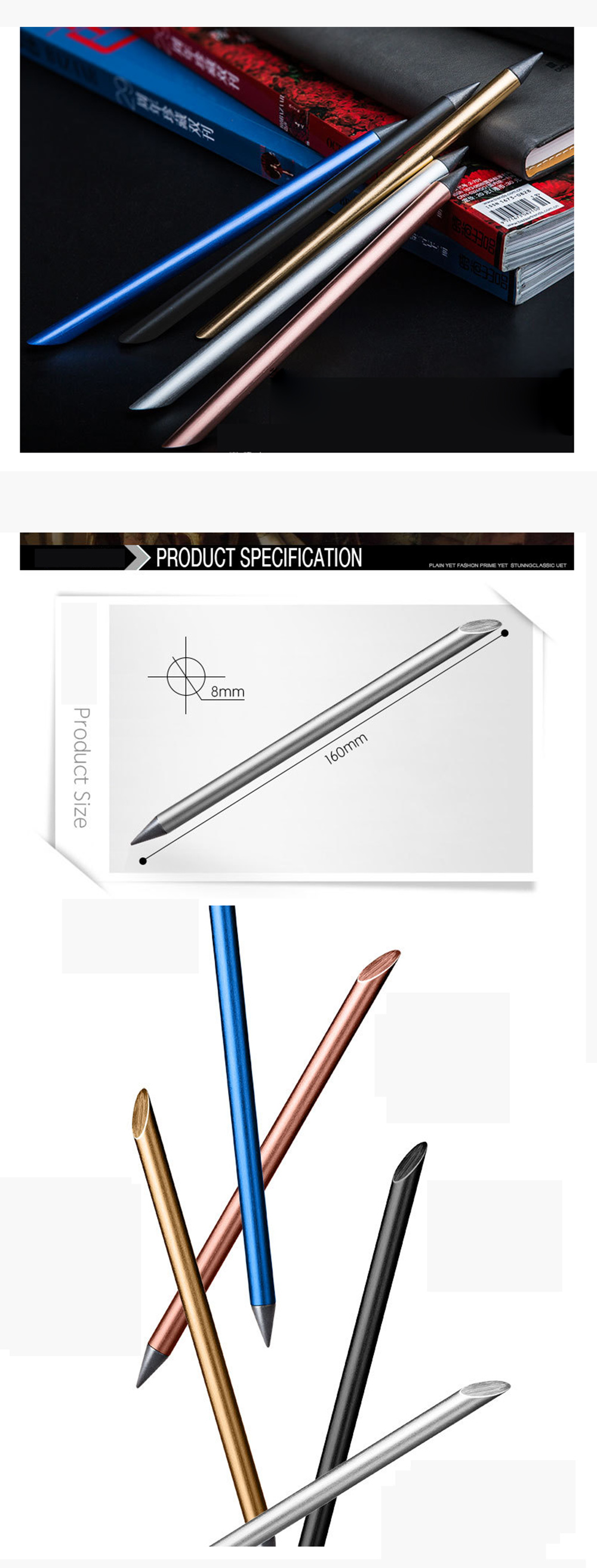 Beta-Pen-Free-Ink-Pen-Creative-Metal-Signature-Gel-Pen-Infinite-Loop-Using-Pencil-1445862-1