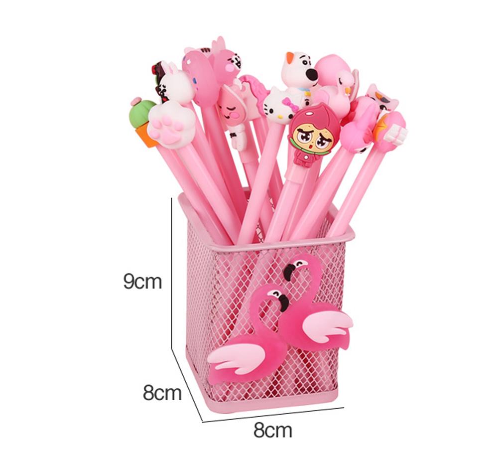 Creative-20-Gel-Pen-20-Pen-Refill-1-Cartoon-Pink-Pen-Holder-Stationery-Set-school-Supplies-Gift-Set-1358418-1