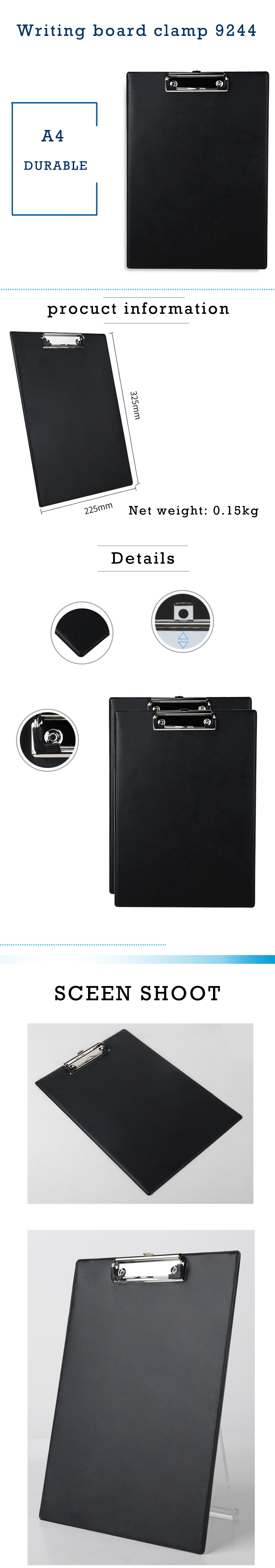 Deli-9224-A4-PVC-Clip-Board-Portable-Black-Writing-Board-Clipboard-Office-School-Meeting-Accessories-1588722-1