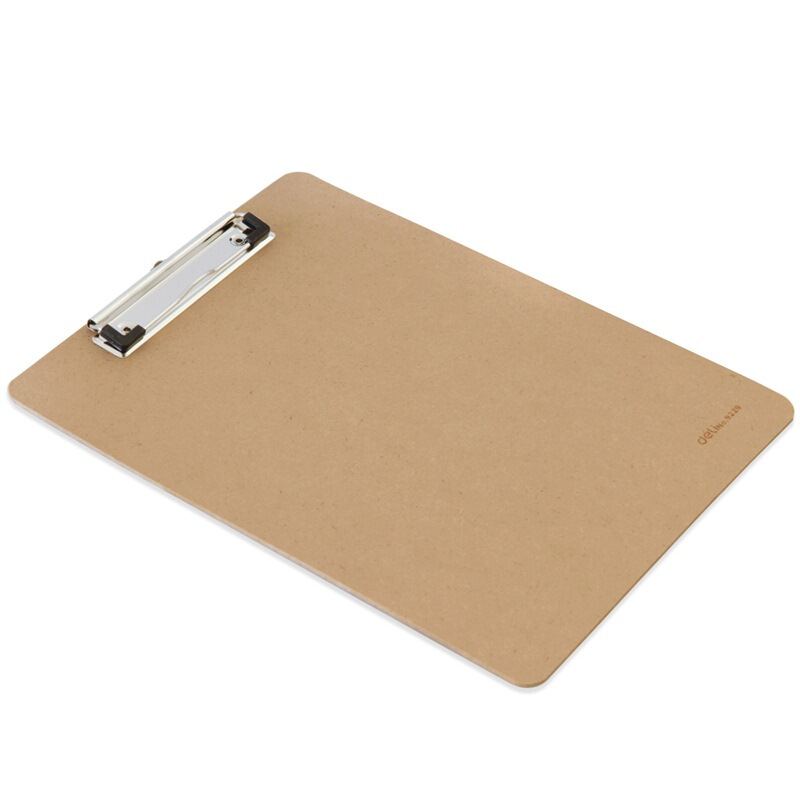 Deli-9226-A4-Wooden-Clip-Board-Portable-Writing-Board-Clipboard-Office-School-Meeting-Accessories-Wi-1588657-3