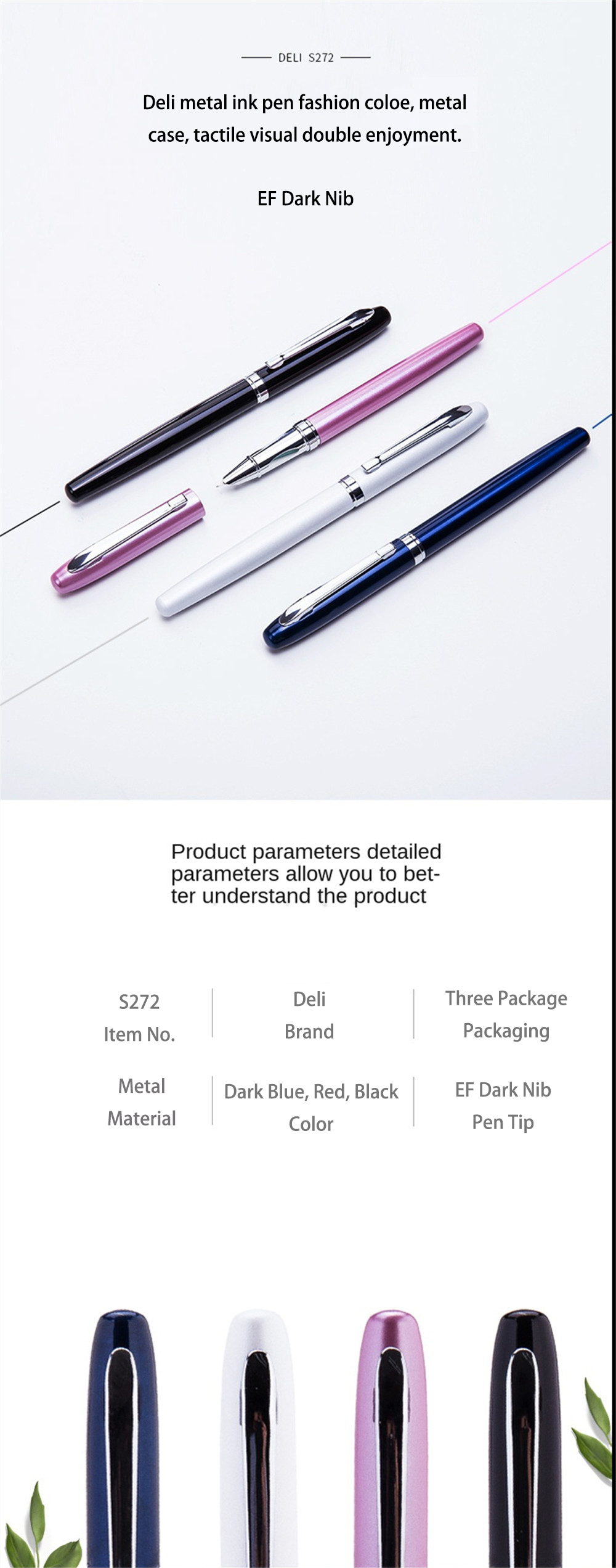 Deli-S272-Fountain-Pen-Ink-Pens-Absorber-Metal-Fountain-Pen-Office-Stationery-School-Writing-Gift-Bu-1724826-2