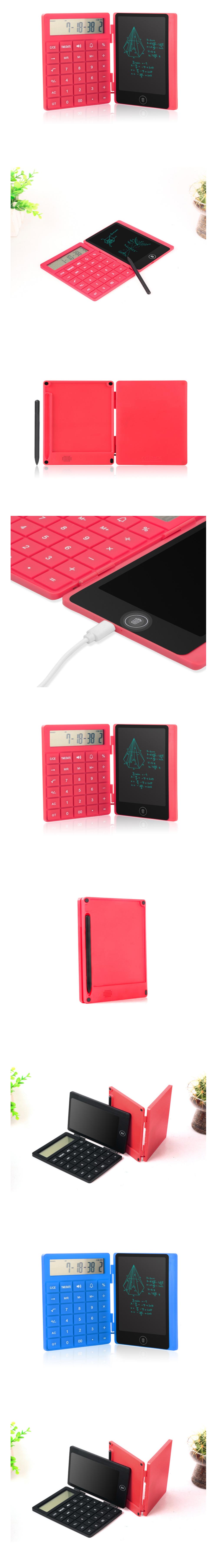 Folding-Calculator-Drawing-Board-6-inch-LCD-Drawing-Board-Playing-Computing-Procedure-Lock-Screen-Ha-1429965-1