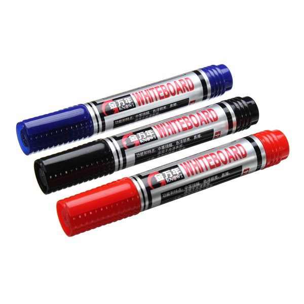 Genvana-35mm-Marker-Pen-for-White-Board-Add-Ink-Recycle-Black-Red-Blue-1012831-1