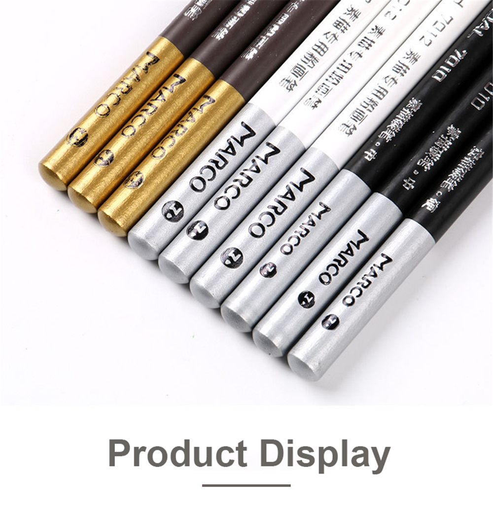 Marco-12Pcs-Wood-Drawing-Sketch-Pencil-Set-Soft-Charcoal-Pencils-Pen-Black-White-Brown-for-Student-S-1785586-7