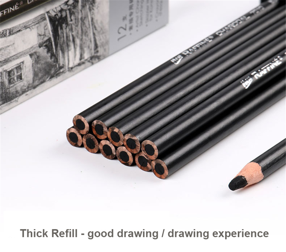 Marco-12Pcs-Wood-Drawing-Sketch-Pencil-Set-Soft-Charcoal-Pencils-Pen-Black-White-Brown-for-Student-S-1785586-9
