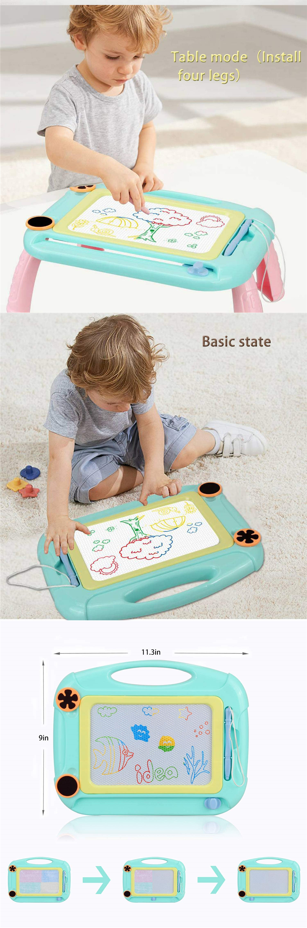 Multi-Functional-Magnetic-Drawing-Board-Desk-Painting-Doodle-Games-Writing-Painting-Pad-for-Children-1685427-2