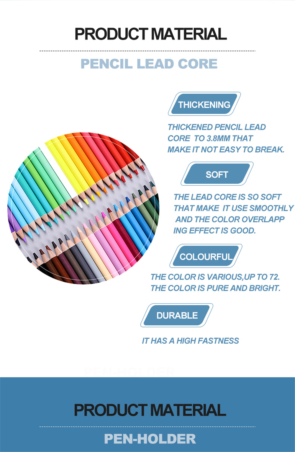 NYONI-364872120-Colors-Professional-Oil-Color-Pencil-Set-Hand-Painted-Sketching-Pen-Stationery-for-S-1803626-4