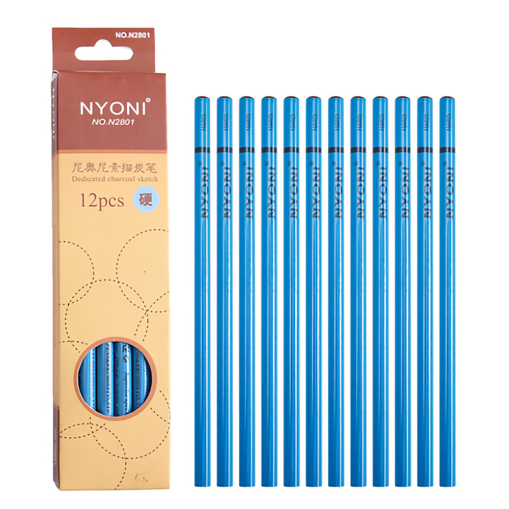NYONI-N-2801-12pcsbox-Drawing-Charcoal-Pencil-Set-Soft-Medium-Hard-Painting-Set-Sketch-Painting-Stat-1725780-5