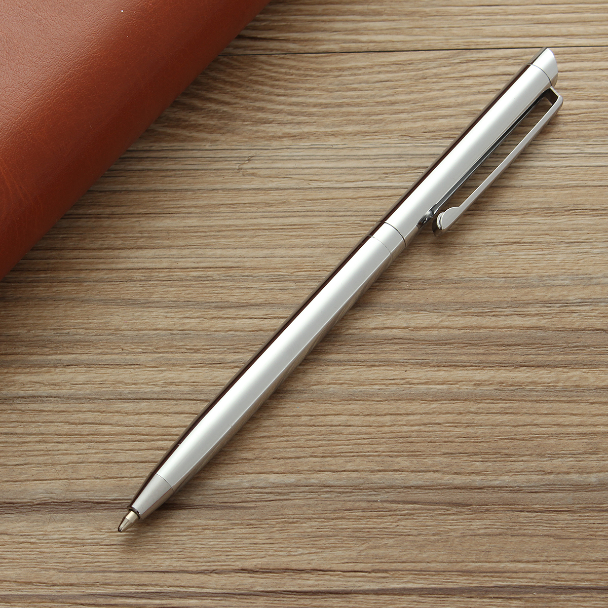 Pen-Rotating-Metal-Ballpoint-Stainless-Steel-Ball-Pen-Steel-Pen-Commercial-Stationery-School-Office--1142681-3